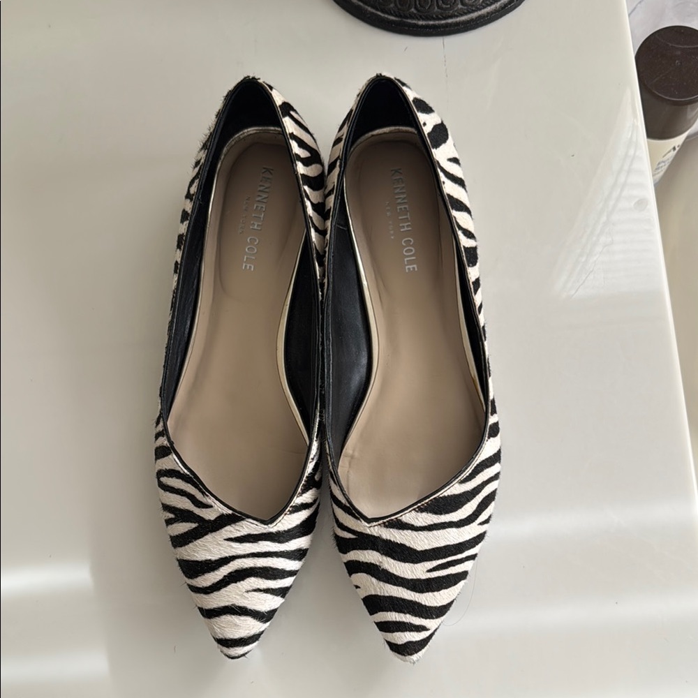 Kenneth Cole Zebra Print Women's Flats